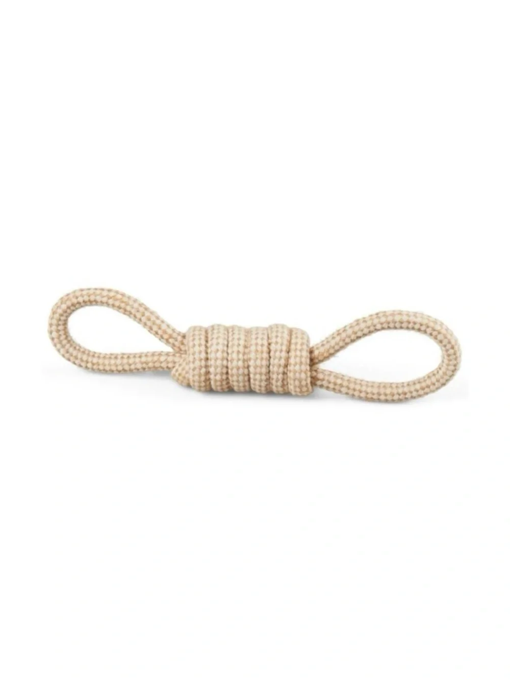 🆕 Dog Chew and Tug Knotted Natural Rope/Jute Bow Toy